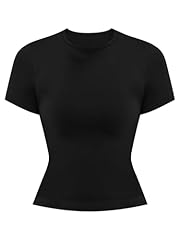 Short Sleeve Waist Length Black