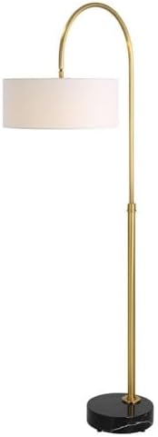 Uttermost Huxford - 1 Light Arch Floor Lamp-68.5 Inches Tall and 27 Inches Wide