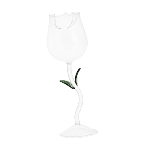 KICHOUSE Elegante Bicchiere Da Vino Senza Stelo Elegante Bicchiere Da Vino Rosso Calice Di Cristallo Per Compleanni E Celebrazioni