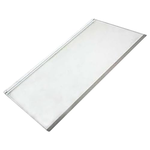 Clayette en verre avec profils (48,5 x 34,5 cm) pour réfrigérateur Whirlpool, Bauknecht, Laden,...