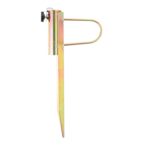 DECOMELODY Base Ancla De Sombrilla De Playa De Hierro Galvanizado 36mm para Varillas 25-32mm Uso Exterior Jardín Playa Resistente y Estable Barrena para Arena