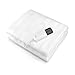 LEEVOT coperta termica 150 x 80 cm, 3 Temperature Regolabili coperta riscaldante elettrica, Antimite, Lavabile, Spegnimento Automatico, 1 Controller, Timer Programmabile