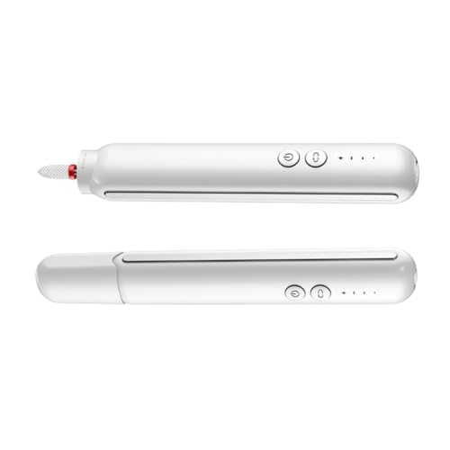 KIXZSAZ Trapano per unghie cordless multifunzionale Ricarica USB Lima per unghie portatile Lucidatore per unghie leggero con ingranaggi regolabili