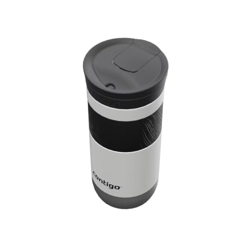 Image of Contigo Byron 2.0 Snapseal Travel Mug - Premium Stainless Steel Insulated Coffee Mug with Leakproof Lid, 470 ml Thermal Vacuum Flask for Hot & Cold Beverages