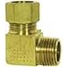 Imperial 90128 Compression Tube Male Elbow, 3/8" X 3/8"
