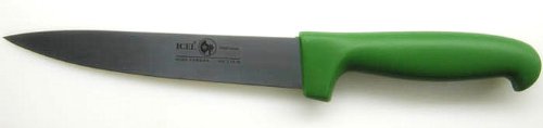 Icel Utility Knife, 5-1/2" Blade, Green Plastic Handle