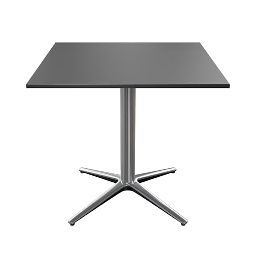 PHI VILLA 2in1 80×80×74,5cm Stehtisch Esstisch Eckig Wetterfest...