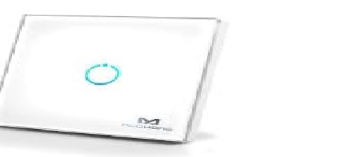 Z-Wave Glass Touch Panel Switch, 1 Relay, MH-S311, White