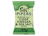 Pipers Crisps Pommes Essig & Meersalz 150 gr pro Beutel, Box 8 Beutel