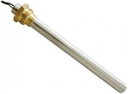Jpshop Resistencia de encendido para estufa de pellets, 280 W, diámetro 9,9 mm, longitud 140 mm (150 mm totales), rosca de 3/8'