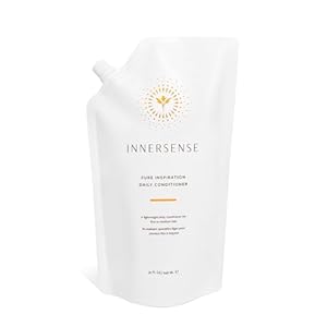 INNERSENSE Organic Beauty – Natural Pure Inspiration Daily Conditioner | Non-Toxic, Cruelty-Free, Clean Haircare (32 oz Refill Pouch)