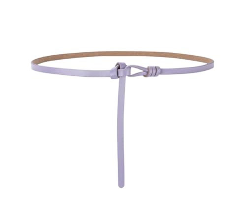 Rfmfkkg Leather Belt Knot Buckle Vintage Ladies Thin Belts For Women Wild Jumpsuit Ladies Clothing Accessories