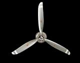 Propeller with Spinner: Cessna 210 Centurion