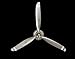 Propeller with Spinner: Cessna 210 Centurion