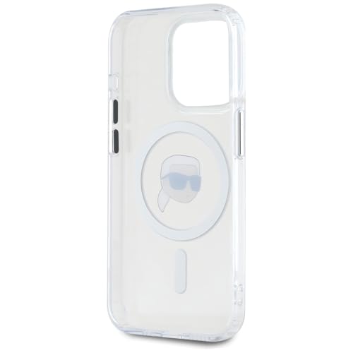Coque iPhone 15 Pro Karl Lagerfeld blanche MagSafe antichoc - 7