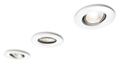Philips 579593116 Smart Spots - Faretto da incasso, lampadina LED da 35W inclusa