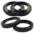 AHL Front Fork Shock Oil Seal and Dust Seal Set Compatible with Honda CT90 CT90-K1/K2/K3/K4/K5 90 Trail 90 Dual Sport 1966 1969-1972 1974 SL100 SL100-K1/K2/K3 100 Motosport 100 Dual Sport 1970-1973