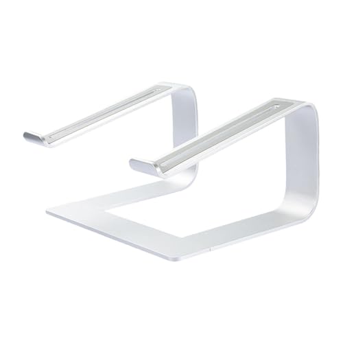 Base para portátil de aluminio OSALADI ajustable plateada miniatura 1