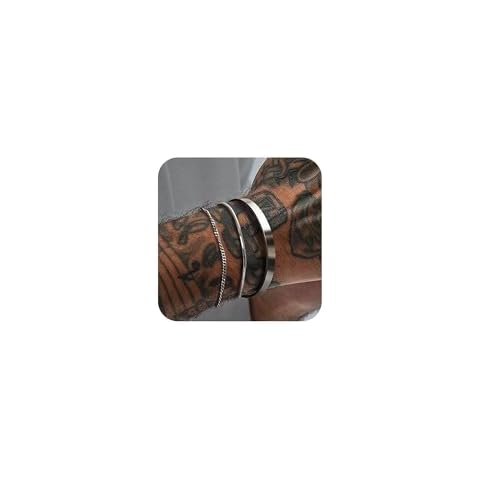 HEVOCY Silver Bracelet Set Cover