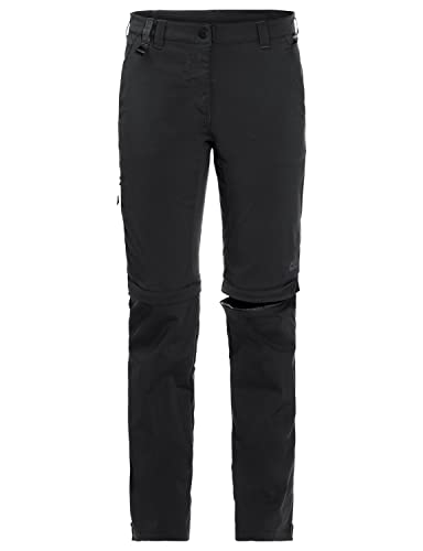 Jack Wolfskin Damen Activate Light Zip Off Hose, schwarz, 42