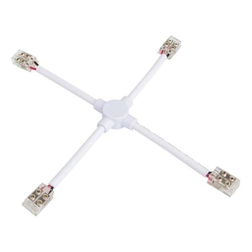 WAC Lighting T24-BS-X-WT, Basics & Gemini 24VDC Flex X Connector in White