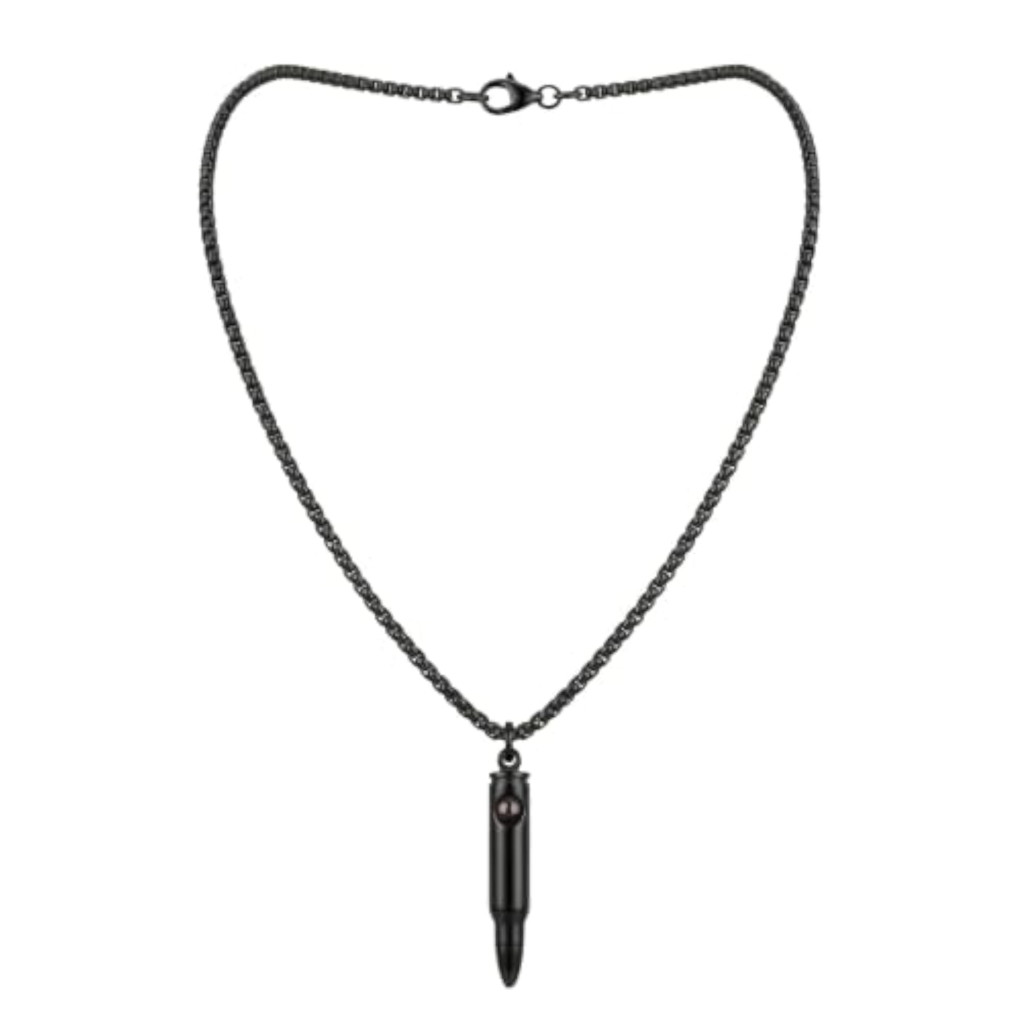 Personalized Photo Pendant Chain Necklace for Men