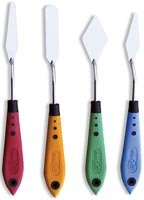 RGM Soft Grip Palette Knife - Red Handle #005