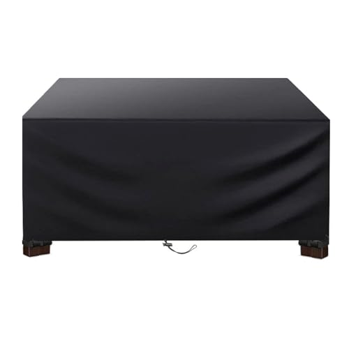 Housse de protection imperméable meubles extérieur 420D grand format noir - 2
