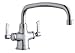 Elkay LK500AT12L2 Commercial Faucet, Single Hole with Concealed Deck, 12" Arc Tube Spout, 2" Lever Handle, ADA