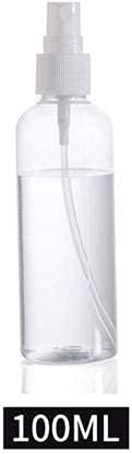 Image of ikis 100 ml Plastic Spray Bottle Refillable Fine Mist Perfume Atomizer for Travel Beauty Makeup (Colour may Vary) -Pack of 3