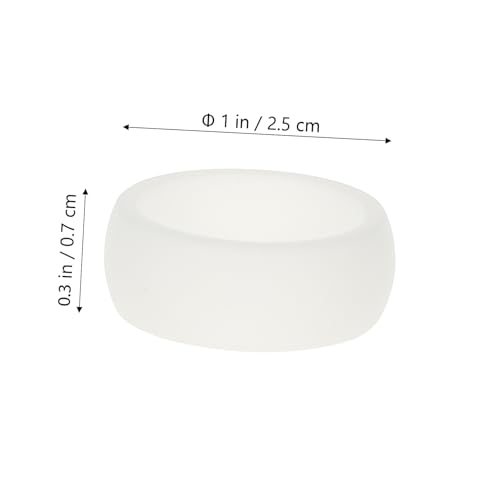 Anillas deportivas de silicona para hombre, 8 piezas miniatura 2