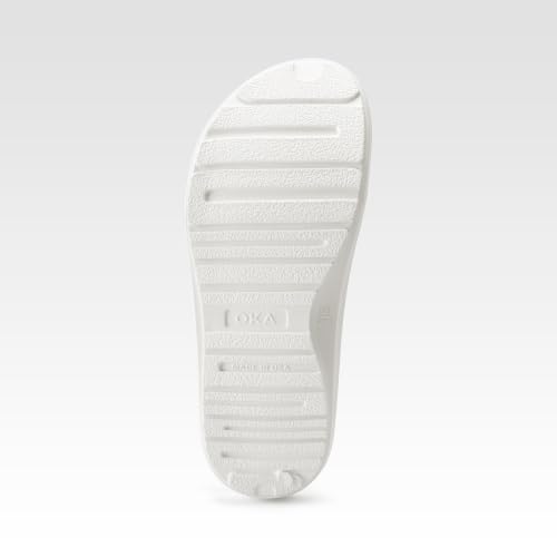 Image of Oka Unisex Recovery Flip Flops | Arch Support Cushioned Sandal | Lightweight Sustainable | Made in the USA