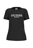 Guess Eco Giuditta - Camiseta de manga corta para mujer, Negro azabache, M