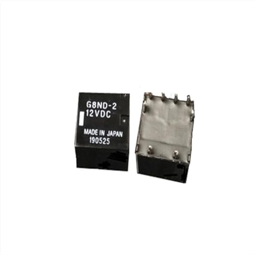 Relais 12 V G8ND-2 automobile inverseur 8 broches pour circuit imprime lot de 5