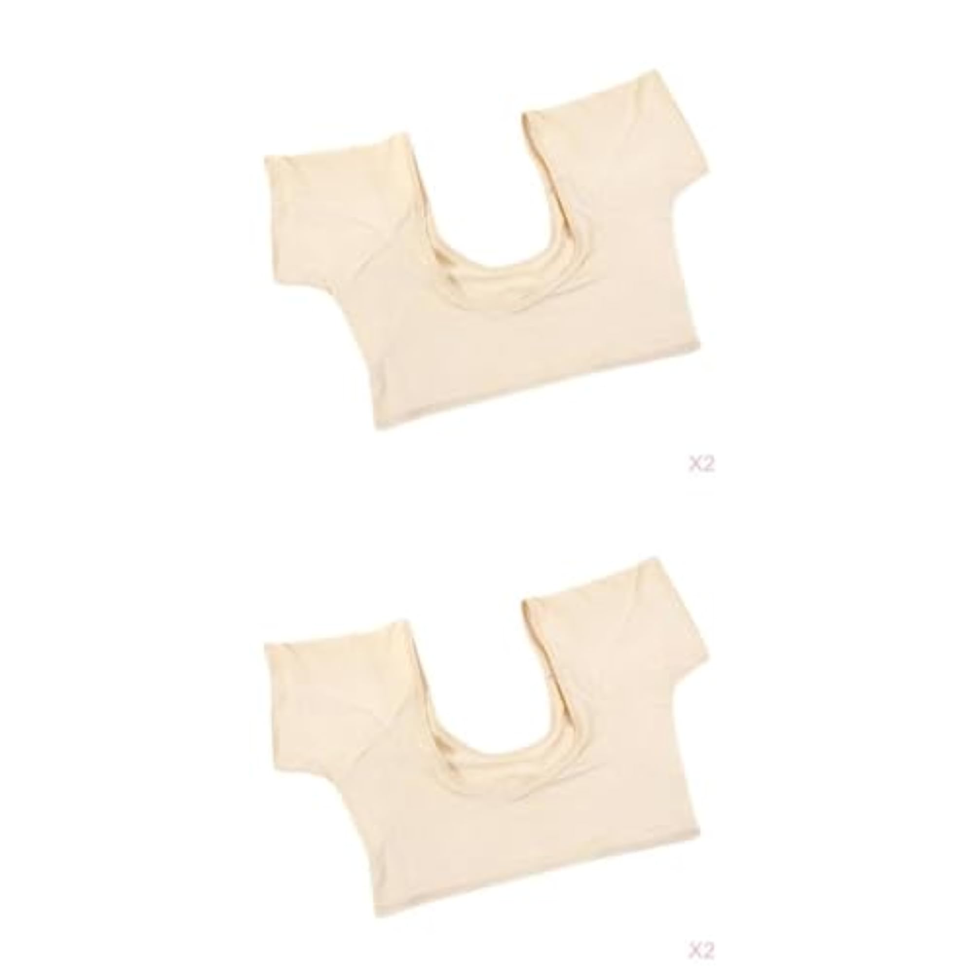 4 Pcs Reusable Sweat-Proof Armpit T-Shirt with Underarm Pads
