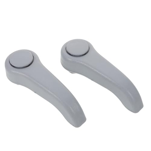 Amosfun Palanca de Ajuste del Respaldo del Asiento de Coche Perilla de Palanca para Asiento Delantero Juego de 1 Par Compatible con Modelo Repuesto para Manija Reclinable Ajuste