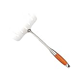 VERDANVERSE 1 Stück Fischspatel aus Edelstahl Steakschaufel für Restaurant Dreher Küchenspatel spachtel Steakspatel zum einfachen Umdrehen Spatel zum Braten von Fischen Rostfreier Stahl Silber