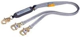 Lanyard, Twin Leg Tie-Back Shock Absorbing,100% Tie Off Snap Hoo (Pack of 1)