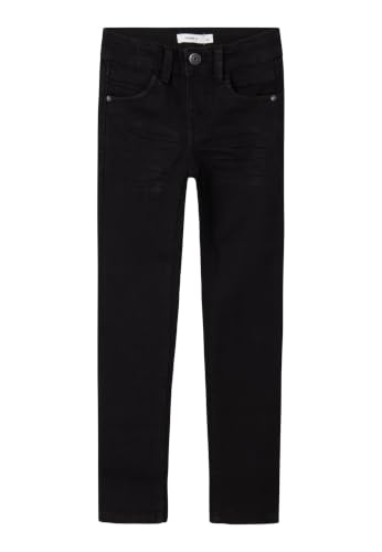 NAME IT Garçon Nkmsilas Xslim 2002-tx Noos Jean Coupe, Noir, 164 EU