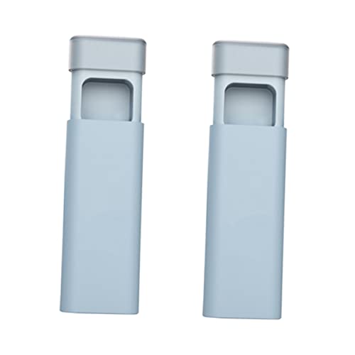 ORFOFE 2pcs Medicine Dispenser Box Separate Compartments Portable Pill Organizer for Daily Use for Seniors Travel