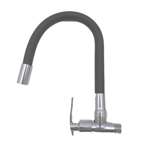 Robinet d'eau froide mural universel avec bec rotatif pour lavabo d'atelier - 2