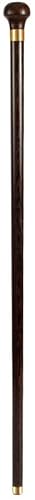 Canne en Bois béquilles de Vieil Homme Canne pour Homme Canne de Marche en séquoia Ronde Alpenstock d'extérieur, wengé idéale pour Les Hommes ou Les Femmes ayant Une Vie Active en Plein air