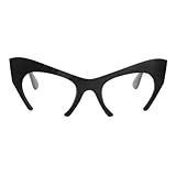 DOERAYMI Cat Eye Blue Light Blocking Glasses Women Vintage Fashion Semi-rimless Eyeglasses