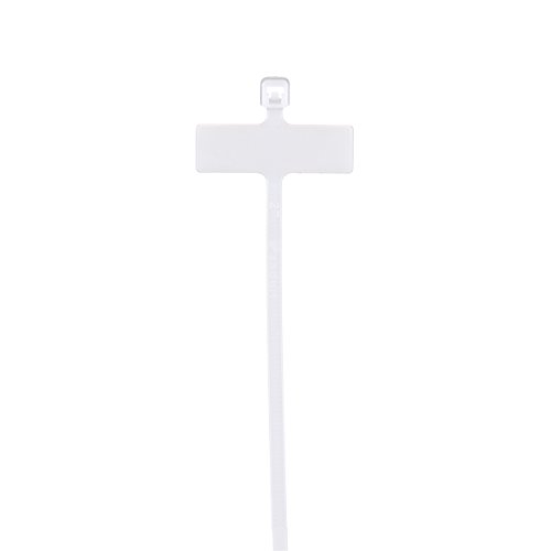 Panduit PLM1M-M Marker Cable Tie, Wrap, Miniature, Nylon 6.6, 3.9-Inch Length, Natural (1,000-Pack)