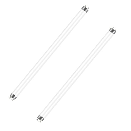 T4 16W Fluorescent Tube Lamps 464mm, 4000K Cool White CFL Bulbs, G5 2 Pin Base High Efficiency Lamps for Strip Lights,2pcs,16W