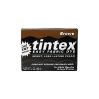 Tintex Powder Easy Fabric Dye #2 Brown - 2 Oz