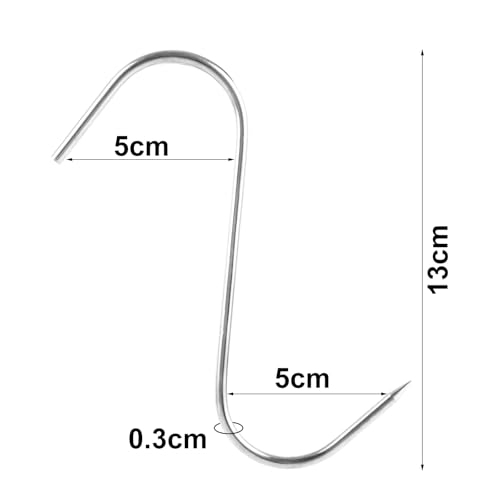ASelected 20 Stück Fleischhaken
