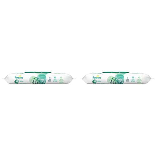 Pampers Aqua Pure Sensitive Baby Wipes 1X Pop-Top 56 Count (Pack Of 2) #TOP15