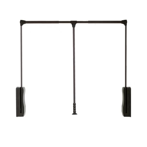 Tringle de penderie réglable et rabattable pour garde-robe de 51 à 120 cm - 2