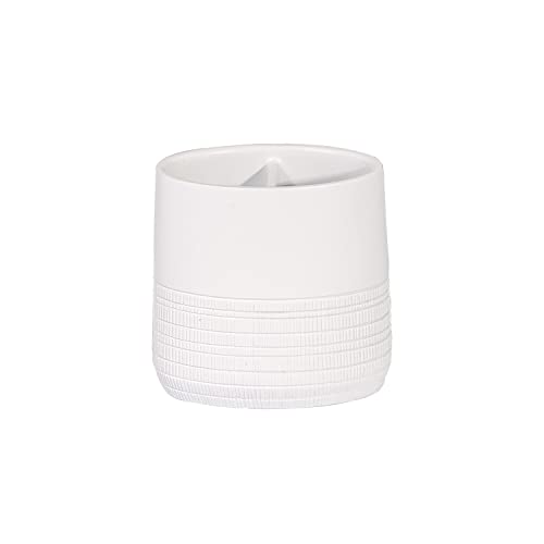 Strata White Bathroom Accessory Set (Toothbrush Holder)